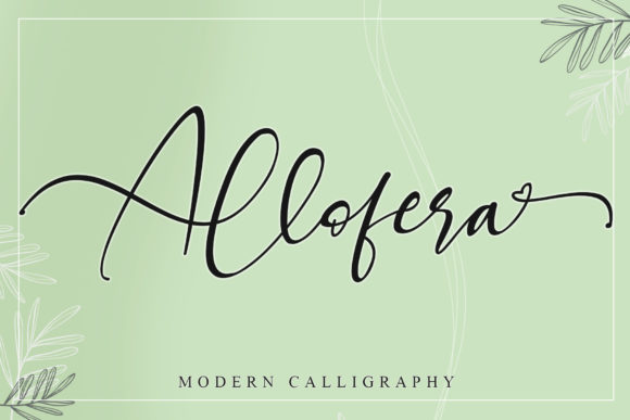 Allofera: A Handwritten Font That Elevates Your Handmade Business