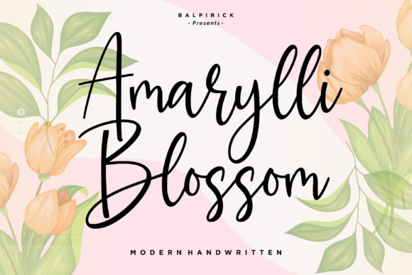 Amarylli Blossom: A Handwritten Typeface for Web Design