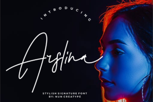 Arslina: A Charming Script Typeface for Modern Web Design