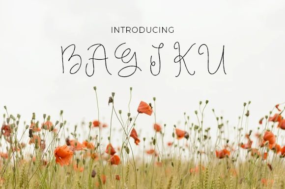 Bagiku: The Handwritten Font That Elevates Handmade Products