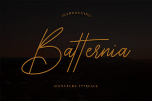 Batternia: A Handwritten Font That Earns Its Place in Campaigns