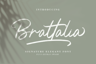 Brattalia: A Hand-Lettered Script Font for Handmade Products