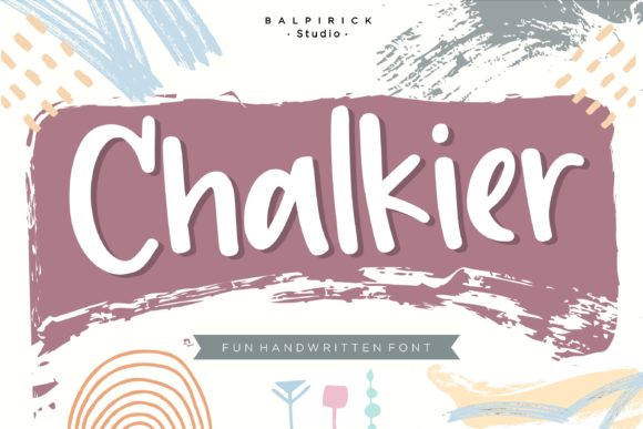 Chalkier: A Handwritten Font for Small Business Branding