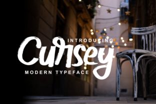 Cursey Font: A Handwritten Typeface for Thoughtful Editorial Design