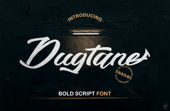 Dugtane: A Bold Handwritten Font with a Natural Feel