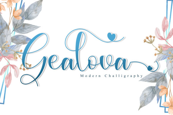Gealova: A Handwritten Script Font for Digital Campaigns
