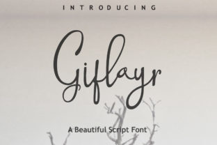 Gifloyr: A Handwritten Script Font for Editorial Storytelling