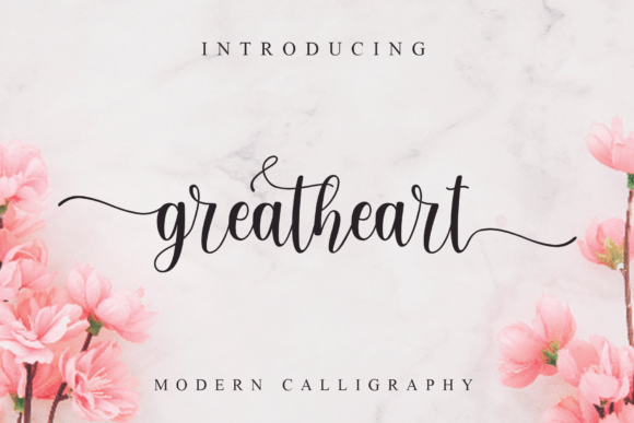 Greatheart Font: A Handwritten Typeface for Editorial Design