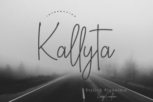 Kallyta Is the Signature Font Your Products and Branding Need