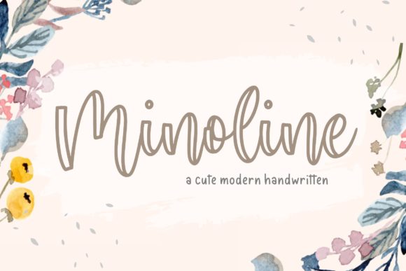Minoline: A Handwritten Font with Classic Charm for Editorial Impact