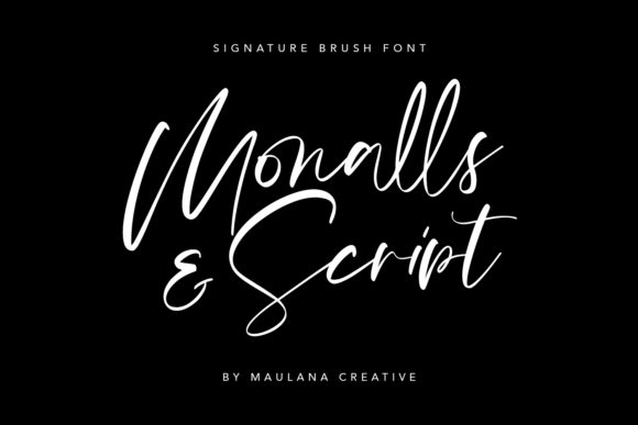 Monalls: A Web Designer’s Review of This Elegant Handwritten Typeface