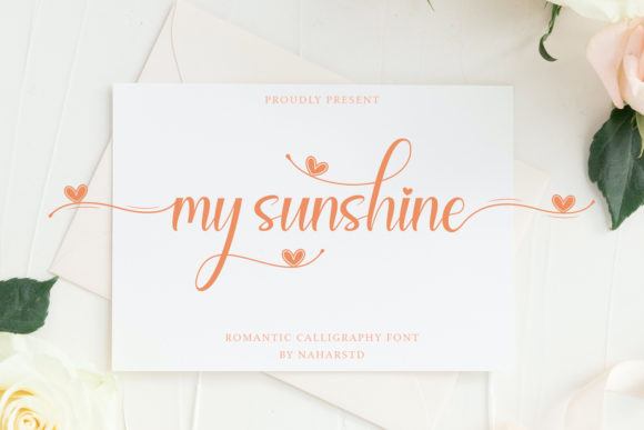 My Sunshine Font: A Handwritten Script for Handmade Products