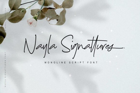 Nayla Signature: A Handwritten Font Built for Campaigns