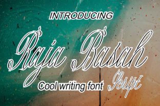Raja Basah: A Display Font with Real Digital Presence