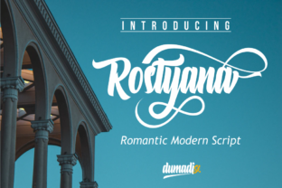 Rostyana: A Playful Script Font for Handmade Products