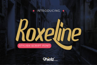 Roxeline: A Handwritten Script Font for Digital Branding
