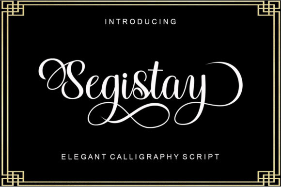 Segistay: A Script Typeface Built for Modern Brand Storytelling
