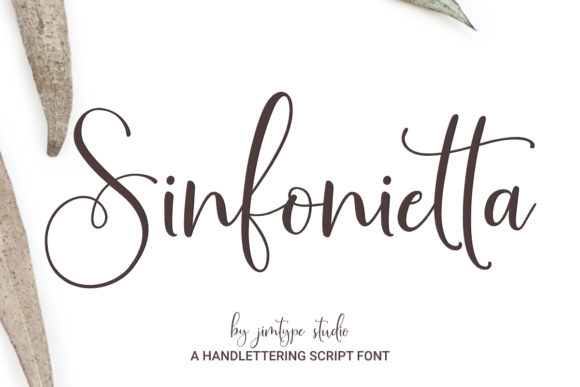 Sinfonietta: A Handwritten Font for Editorial Design and Publishing