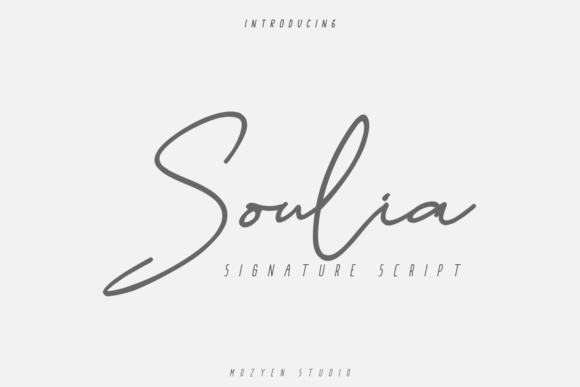 Soulia Brings Timeless Elegance to Script Font Design
