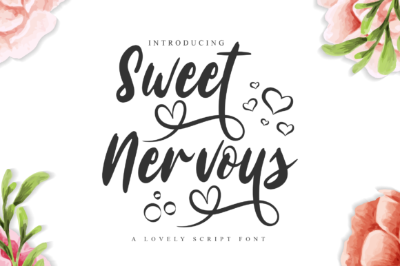 Sweet Nervous Font: A Handwritten Typeface for Editorial Charm