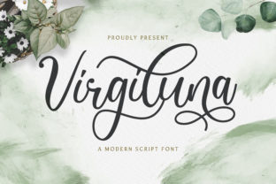 Virgiluna: A Soft Hand-Lettered Script for Editorial Design